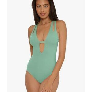 Becca by Rebecca Virtue Prism of Color Mineral One Piece Swimsuit Small NWT
